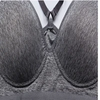 Seamless Fitness Candy Women Underwear Cooling Gathers Shock-proof Thin Pad Push Up Bra Female Intimate Modis Bralette Lingerie
