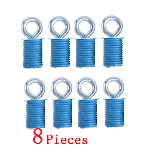 8pc Blue Для Polaris Lock& Ride ATV связать вниз якоря для RZR, спортсмены и Ace-Set Блокировка и езда тип якоря от GripPRO ATV якоря - Цвет: 8pc Blue