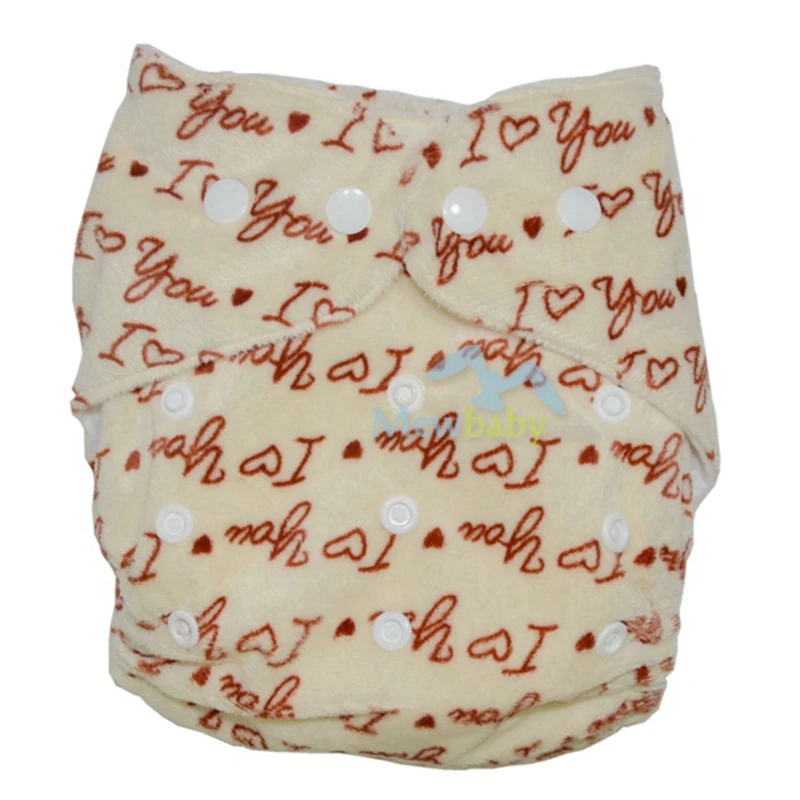 Один размер подходит для всех водонепроницаемых подгузников Minky Cloth PUL детских