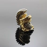 roman skull helmet pendant brass soldier knife beads necklace pendant