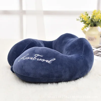 Шейная Подушка, изогнутая дорожная подушка, для офиса и путешествий, Удобная u-образная подушка для шеи