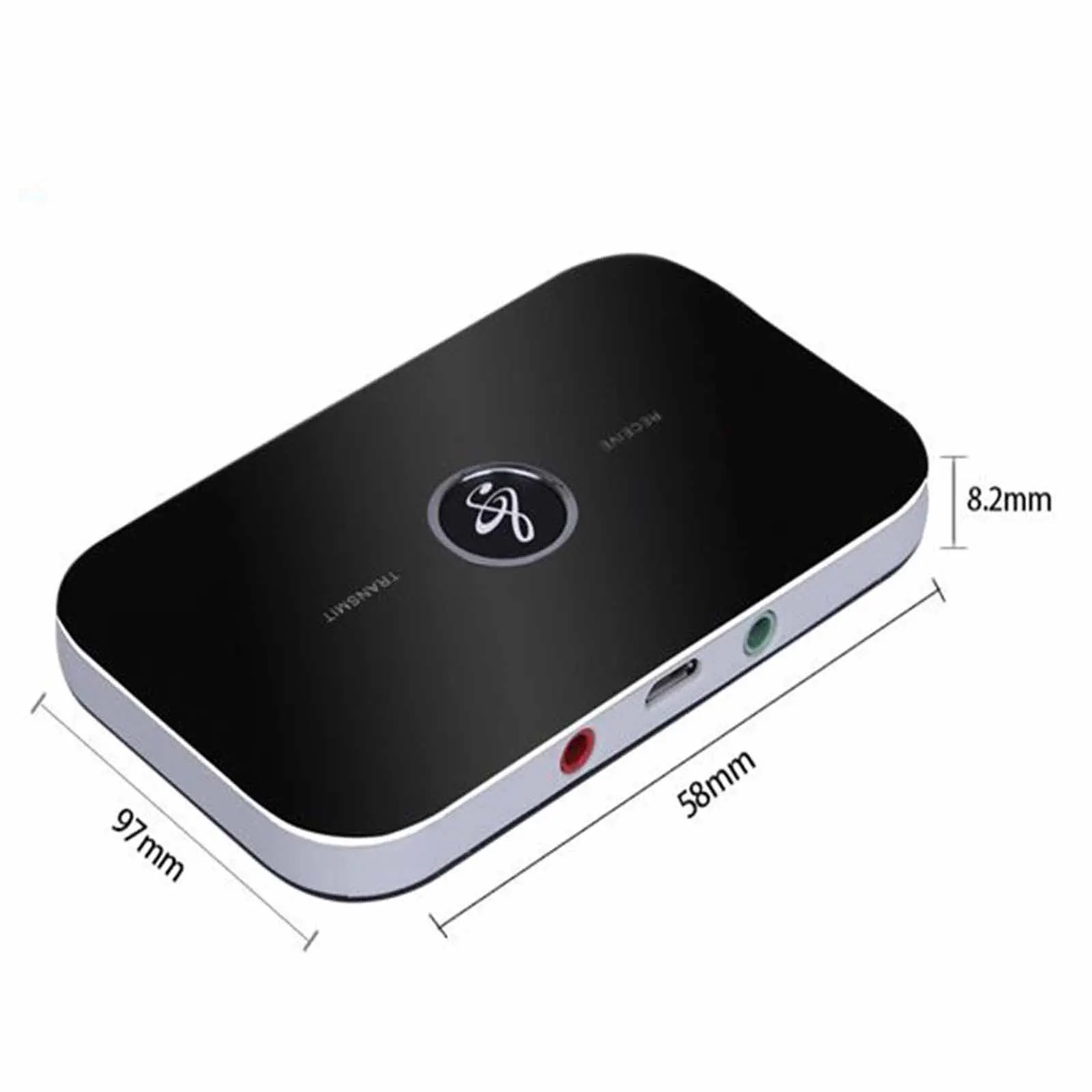 

Bluetooth 5.0 Wireless Audio Adapter 2-IN-13.5mm Jack Aux Stereo Music Wireless Transmitter Receiver For PC TV Car Speaker