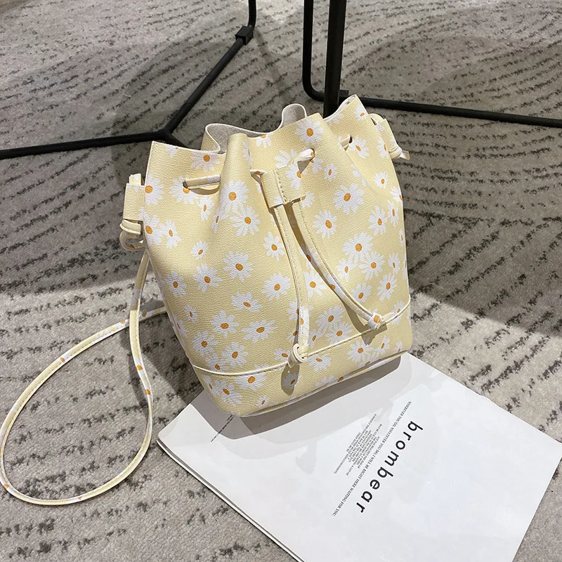 

Enchase Womens Handbags 2021 New Style Single Shoulder Crossbar Fashion Trend Women's Small Bucket Bag Purses