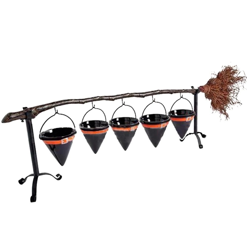 

Halloween Snack Bowls Creative And Funny Broomstick Biscuit Small Cake Storage Bowls Halloween Decoration Home Party Supplies