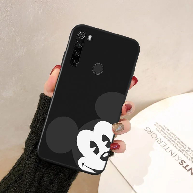 Mickey and Minne BFF For Xiaomi Redmi Note 11 11S 10 9 8 7 6 5 4 Pro 5G 4G Silicone Soft Shockproof Black Phone Case Capa Cover