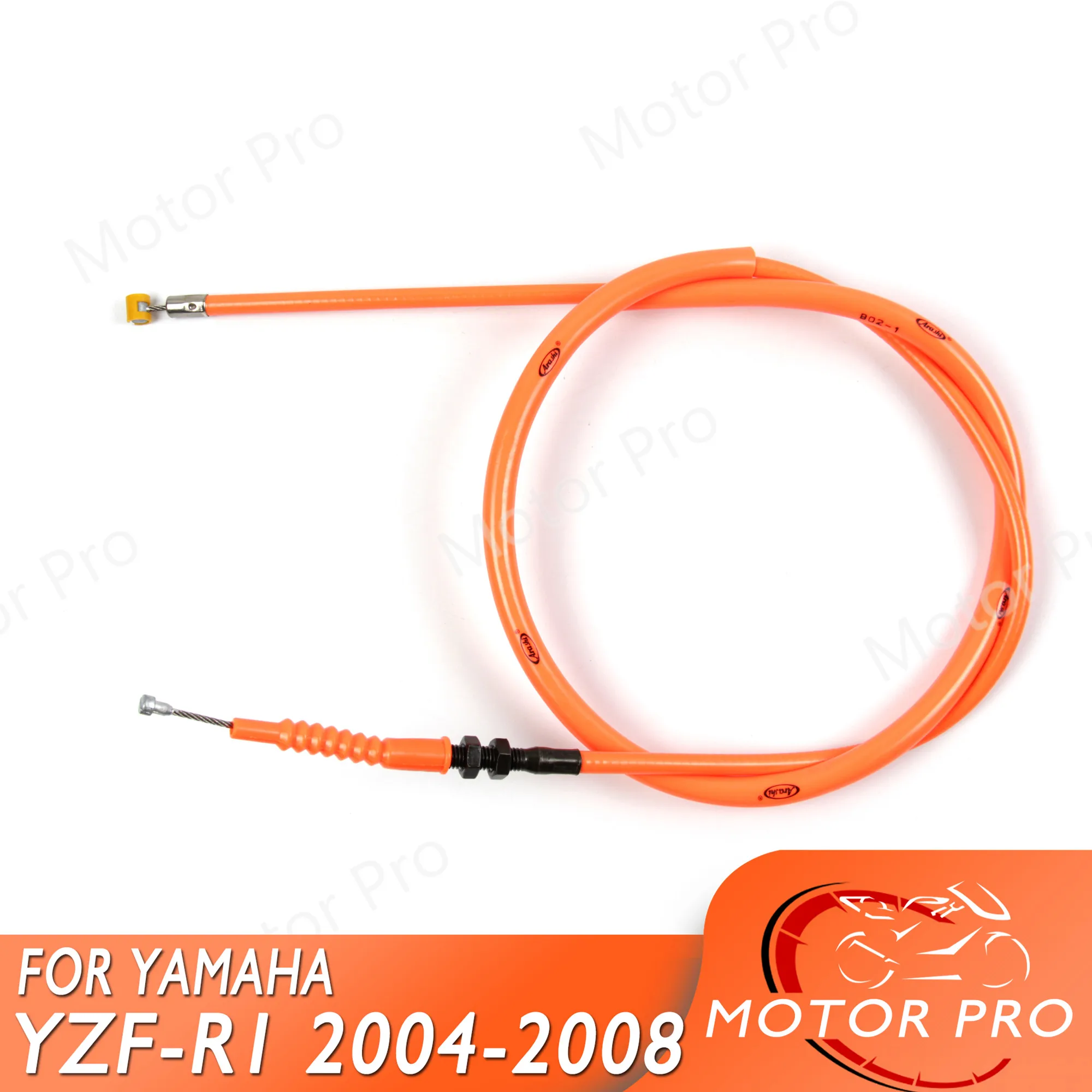 Кабель сцепления для Yamaha YZF R1 2004 2005 2006 2007 2008 нержавеющая проволока резиновые
