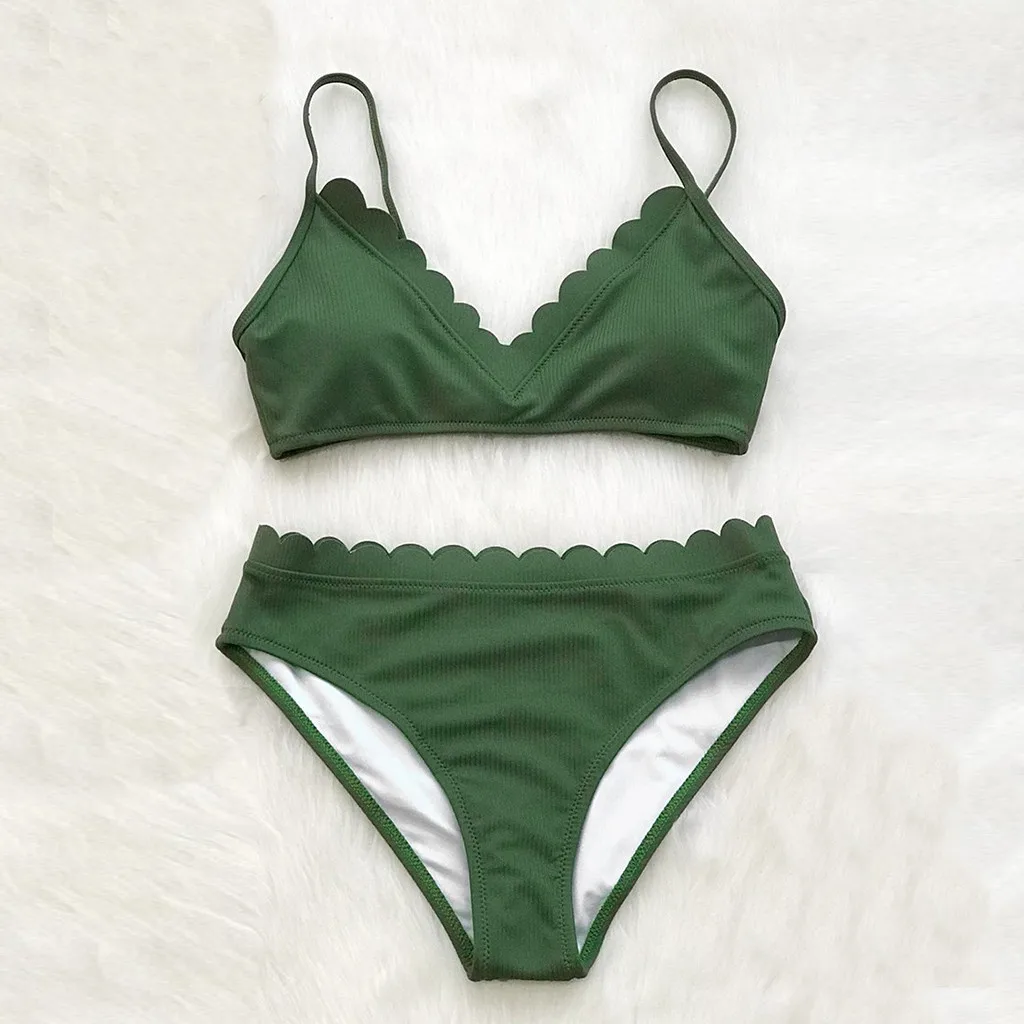 Бикини пуш ап сексуальное зеленое бикини с бантиком хит продаж 2020 мягкие стринги