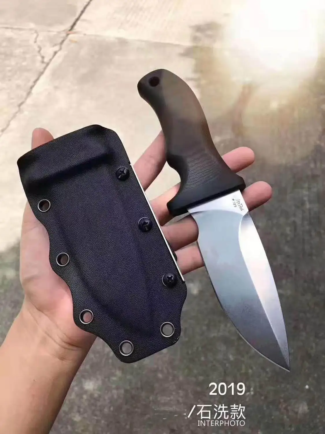 STONE WASH Новое поступление фиксированный нож A2 лезвие G10 Ручка Открытый Кемпинг Сад Многоцелевой Охотничий нож, инструмент для повседневного использования Kydex оболочка - Цвет: STONE WASH
