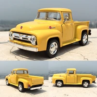 high simulation exquisite diecaststoy vehicles kinsmart car styling 1956 ford f100 pickup trucks 138 alloy diecast car model