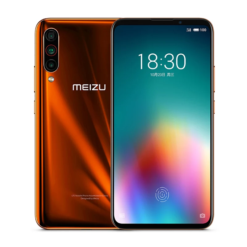 Meizu 16T мобильный телефон, 6,5 дюймов, 6 ГБ ОЗУ, 128 Гб ПЗУ, Восьмиядерный процессор Snapdragon 855, Android 9,0, тройная камера, 4500 мАч, Samrtphone