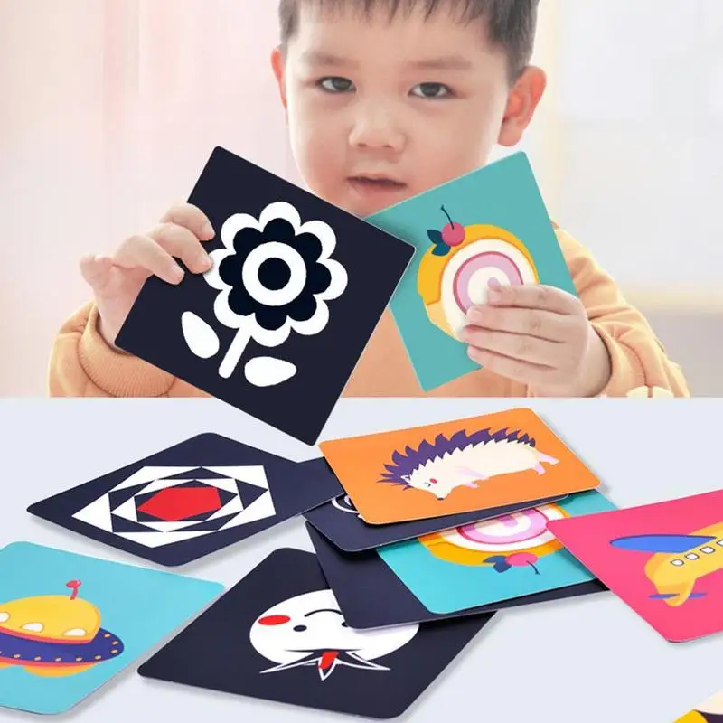 Для раннего развития детей черный белый цвет флэш картами эталонных