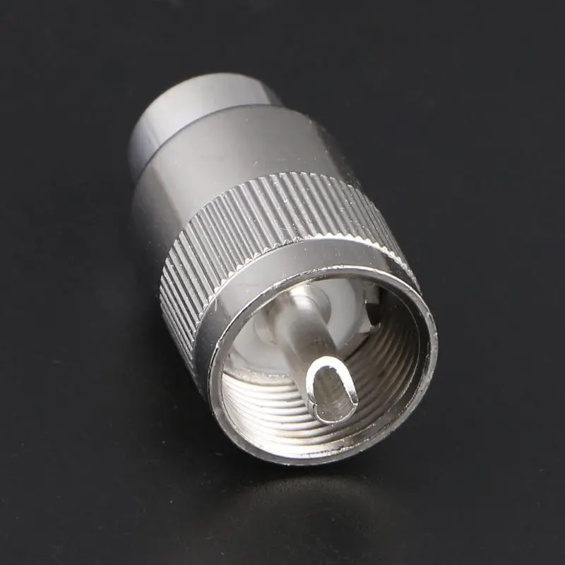 

UHF Male PL259 Plug Solder RG8 RG213 LMR400 7D-FB Cable Connector Silver