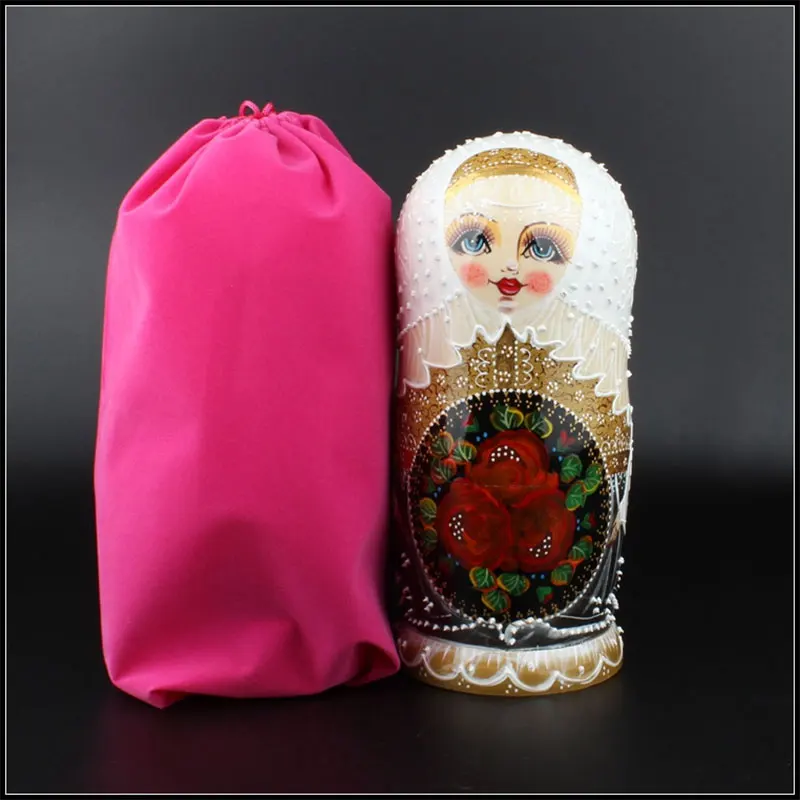 7 шт. Kawaii Изысканная традиционная русская матриошки гнездовые куклы домашнее