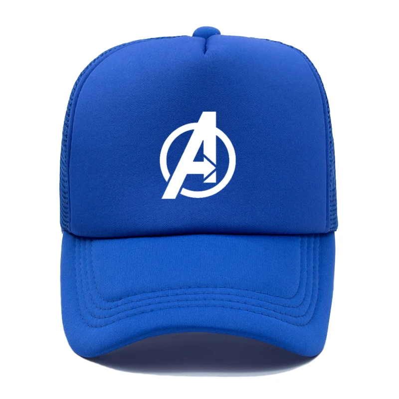 Сетчатая бейсболка кепка для папы с принтом Мстителей суперкепка Капитана