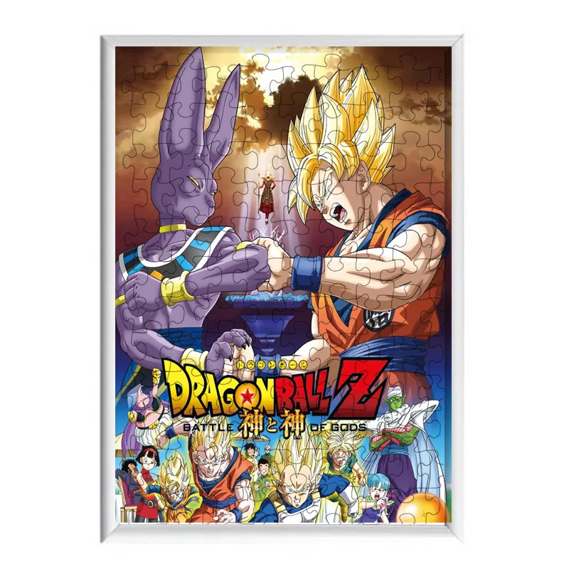 120 шт. Dragon Ball Z головоломки деревянные Бумага Пазлы Вегета Характеристическая