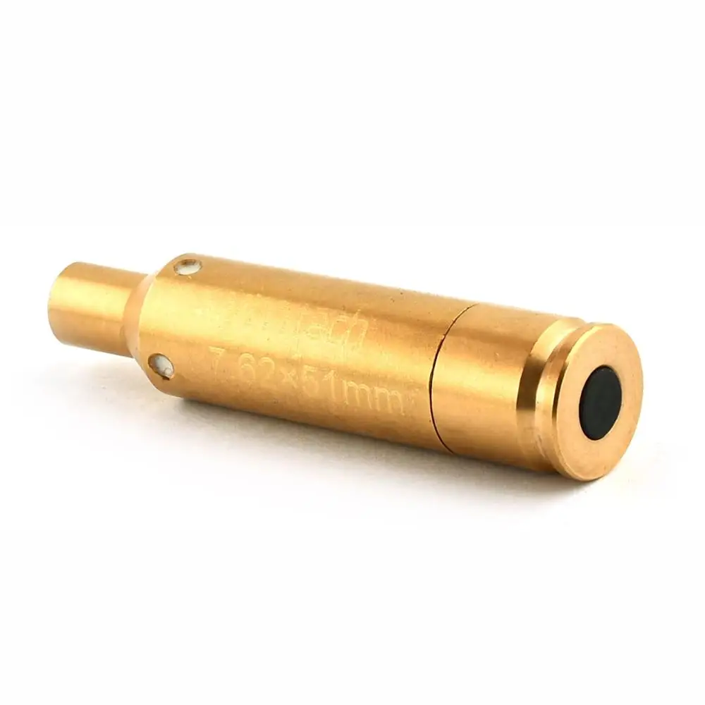 

Training Laser Bullet with 5-100 Yards Effective Distance Mini Red Dot Laser Bullet for 7.62 x 51MM Caliber Collimator