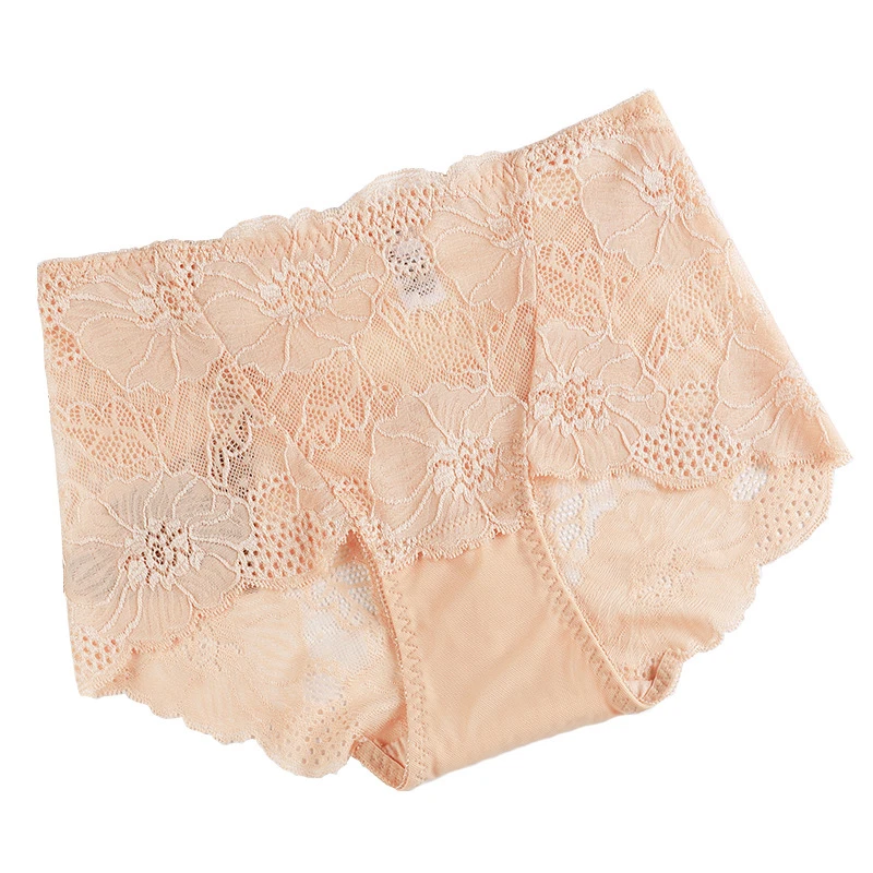 Женское сексуальное нижнее белье трусики с цветочным кружевом и эластичной
