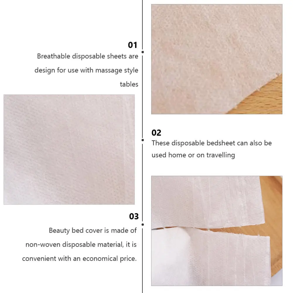 

90Pcs Disposable Professional Spa Bed Sheets Non-woven Nursing Pads
