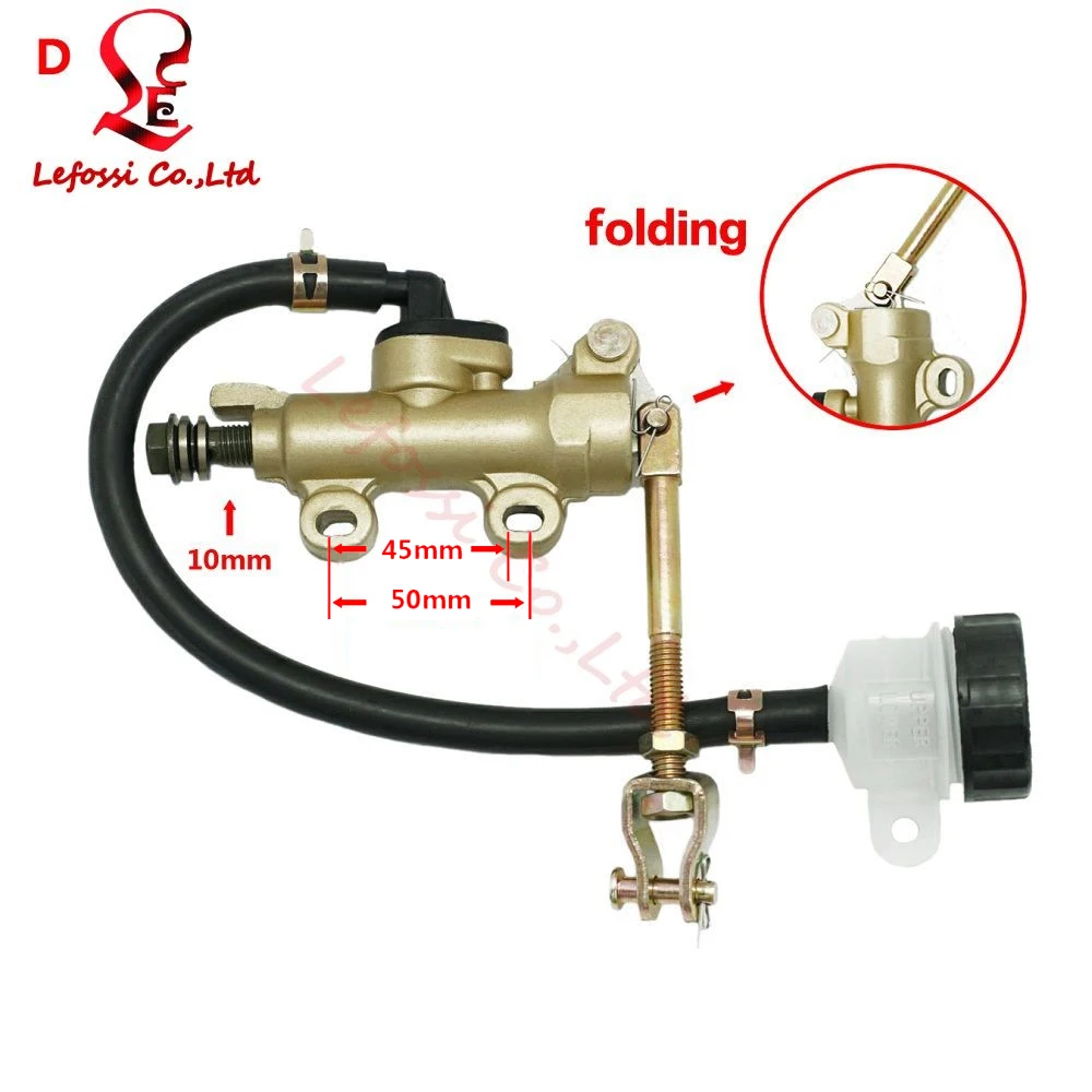 Мотоцикл ног заднего тормоза Главный цилиндр гидравлический насос складной