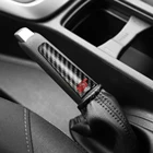 Цельнокроеное платье ABS Хромовая автомобильная пленка ручным тормозом защита накладка украшение ручного тормоза крышка Стикеры для Ford Focus 2 3 MK2 MK3 2005 - 2012