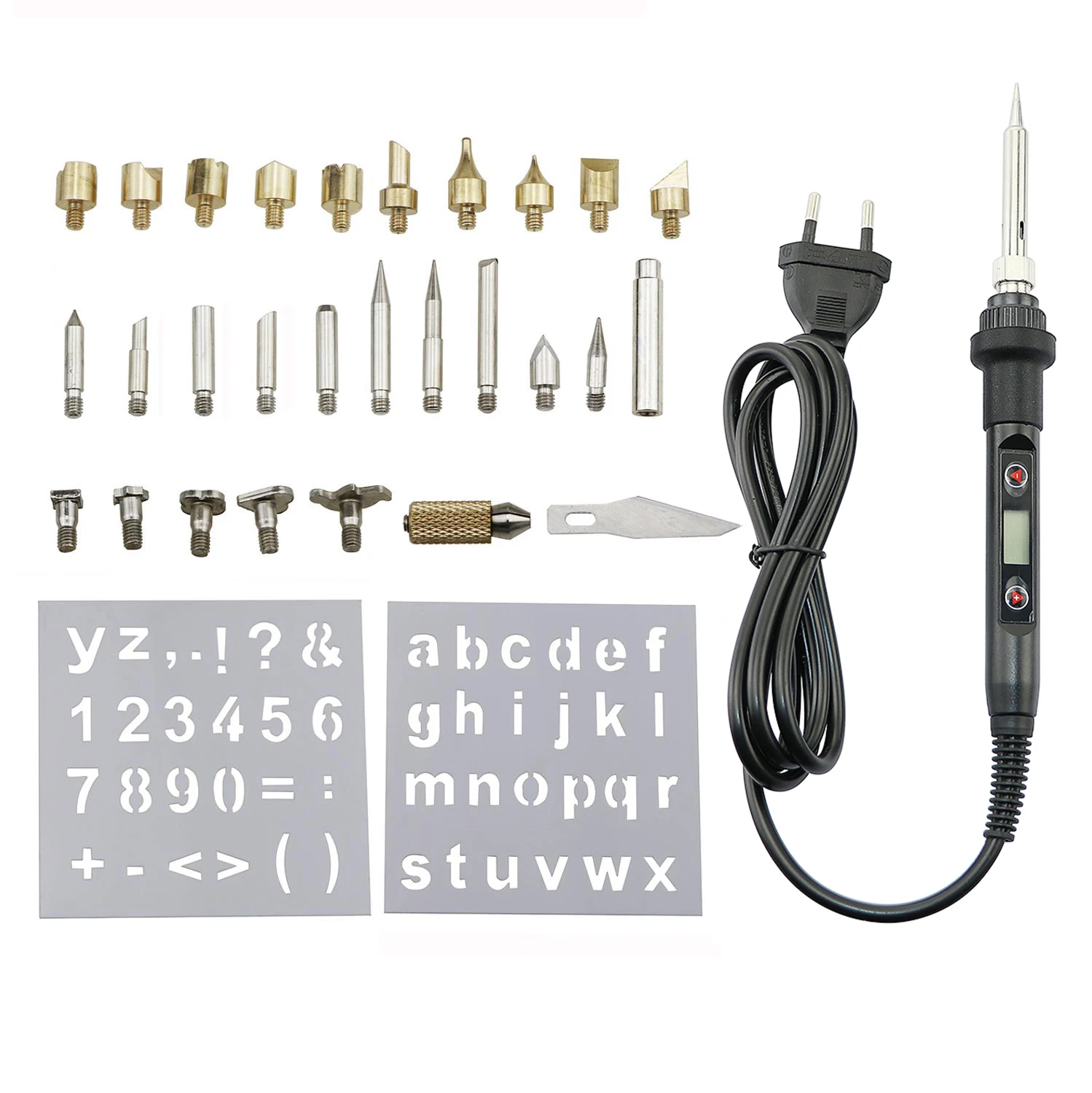 Пирографическая ручка для резьбы по дереву 60 Вт 80 Вт|Электрические паяльники| |