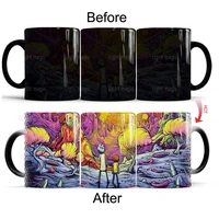 magic monster forest mug 11oz creative ceramic color changed tea cup and mug 2022 children year gift mug