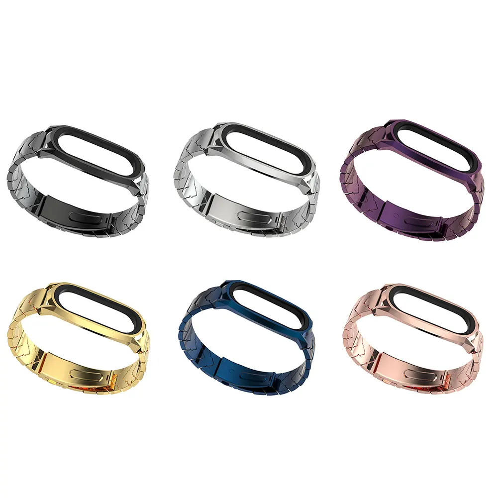 

Stainless Steel Wrist Straps For XiaoMi Mi Band 3 4 5 6 Smart Watch Band Bracelet Compatible With Xiaomi Mi Band 3 4 5 6