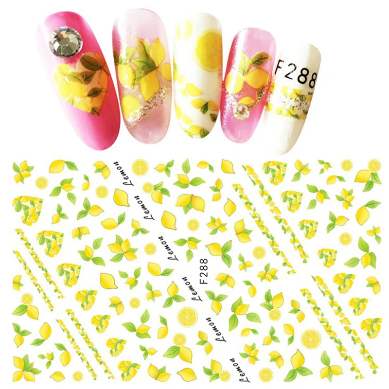 

Back Glue Decal Decorations Nail Sticker Fruits Type Nails Art Manicure