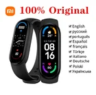 Смарт-браслет Xiaomi Mi Band 6, водонепроницаемый, 4 цвета, AMOLED-экран