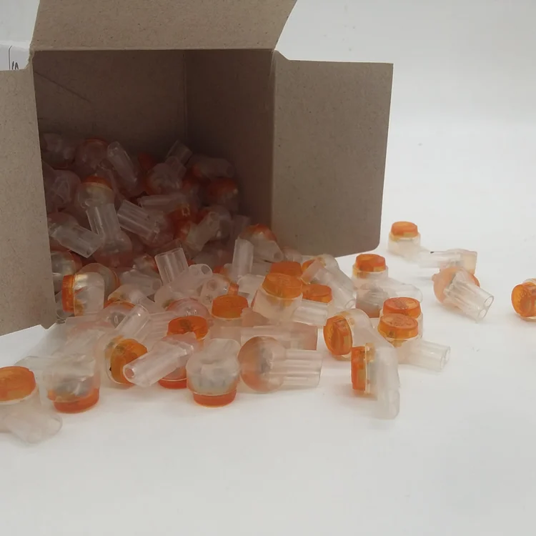 Quality Assurance 100PCS Scotchlok UY2 K2 Connector Grease Filling Butt Wire Line Terminal For Telephone Network Connection