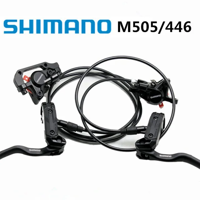 SHIMANO BR-M505/446 горный велосипед гидравлический тормоз вертикальный цилиндр тормозной направление левый задний правый передний 800-1300/1400 мм