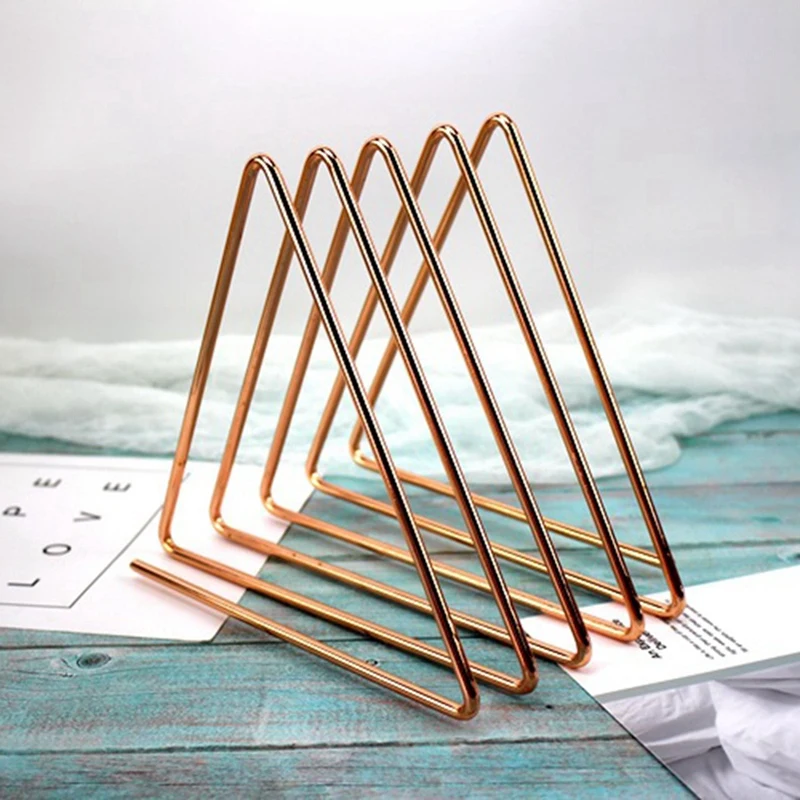 Скандинавский тройной угловой простой из кованого железа домашняя настольная