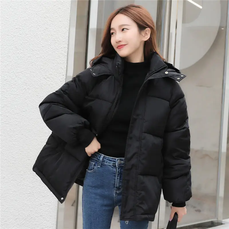 

Oversized Down Cotton Coat Casaco Feminino Parkas Loose Padded Winter Jacket Women Clothes Warm Thick Oversized Outerwear Q4372