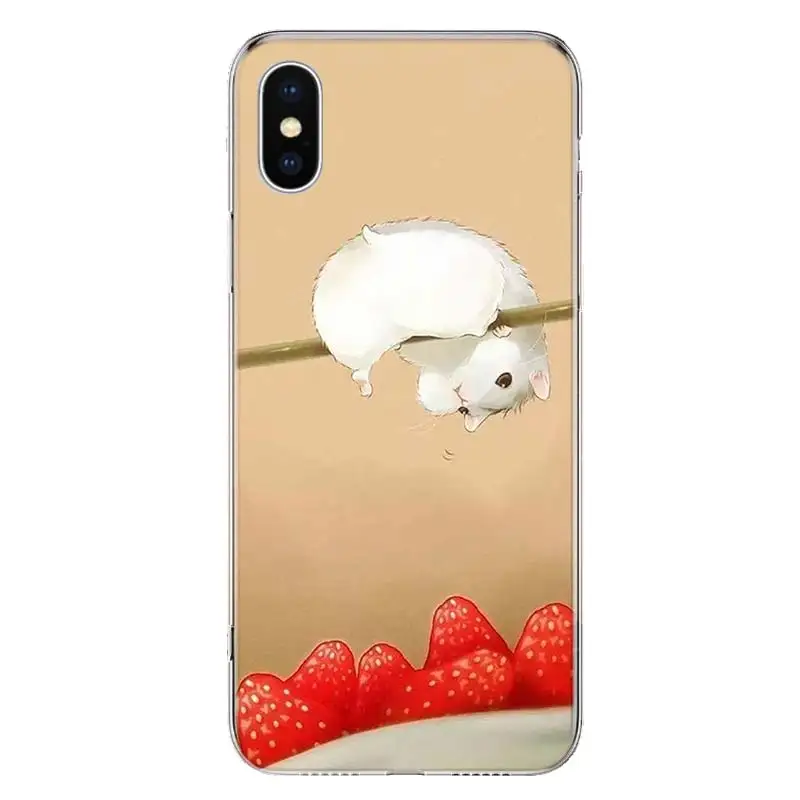 Милый мягкий чехол с принтом для Apple iPhone 11 12 13 15 Ultra 14 Pro 7 XR X XS Max 6S 8 Plus + Mini SE