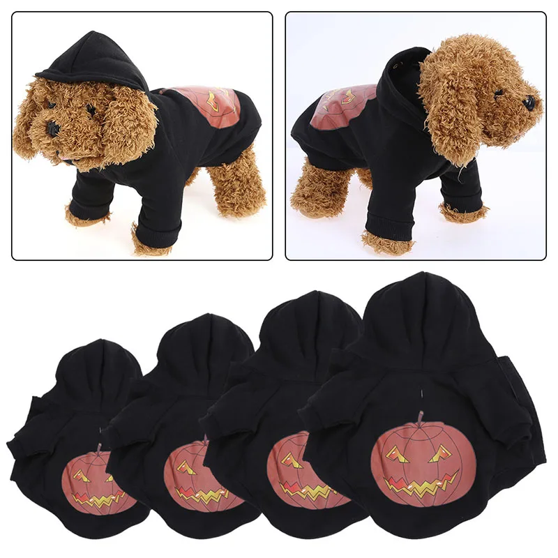 Хэллоуин для домашней собаки одежда личность Собака куртка толстовка с