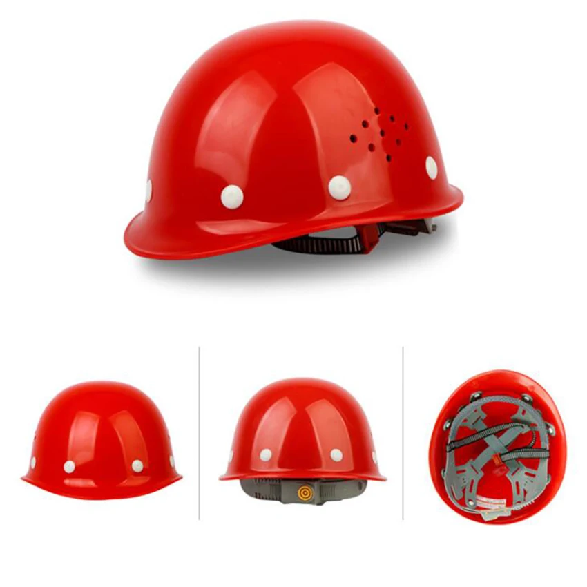 

Стекловолокно ABS дышащий защитный шлем защитный колпачок стиль жесткая шляпа, вентилируемая, 8-точечная трещотка Подвеска для строительств...
