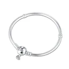 Женский браслет-цепочка со змеиным узором Moments, браслет из стерлингового серебра 925 пробы на День святого Валентина, 2020