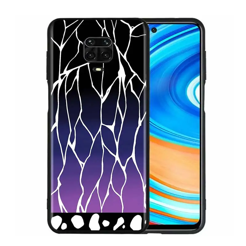 Demon Slayer Anime For Xiaomi Redmi Note 9 9S 9Pro Max 8T 8Pro 8 7 6 5 Pro 5A 4X 4 Silicone Black Phone Case