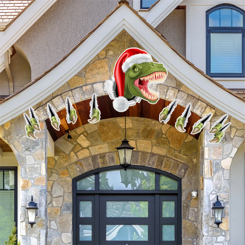 

Large Christmas Stickers Santa Claus Snowman Car Garage Door Stickers Room Kitchen Decor Christmas Decoration New Year Gift 2022