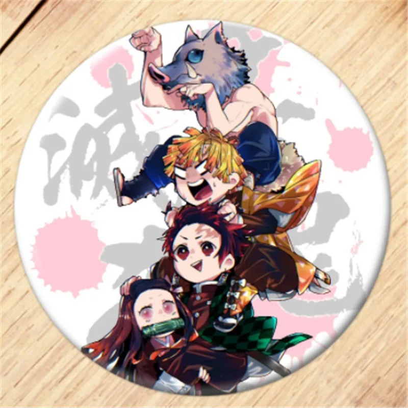 Прямая поставка брошь в стиле аниме рассекающий демонов: Kimetsu no Yaiba значки на