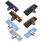 104 клавиш rgb-пульт Алюминий сплав Gaming Keyboard и RGB игровая Мышь набор с мобильный телефон стенд Функция ключ