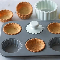 baking bakeware flower lace mold pastry tools carbon mini steel cake cupcake kitchen biscuit mould egg tart pasteleria supplies