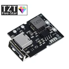 Повышающий преобразователь USB Type-C 5 в 2 А, модуль питания для зарядки литиевых аккумуляторов, защитная плата светодиодный дисплеем, USB для зарядного устройства сделай сам