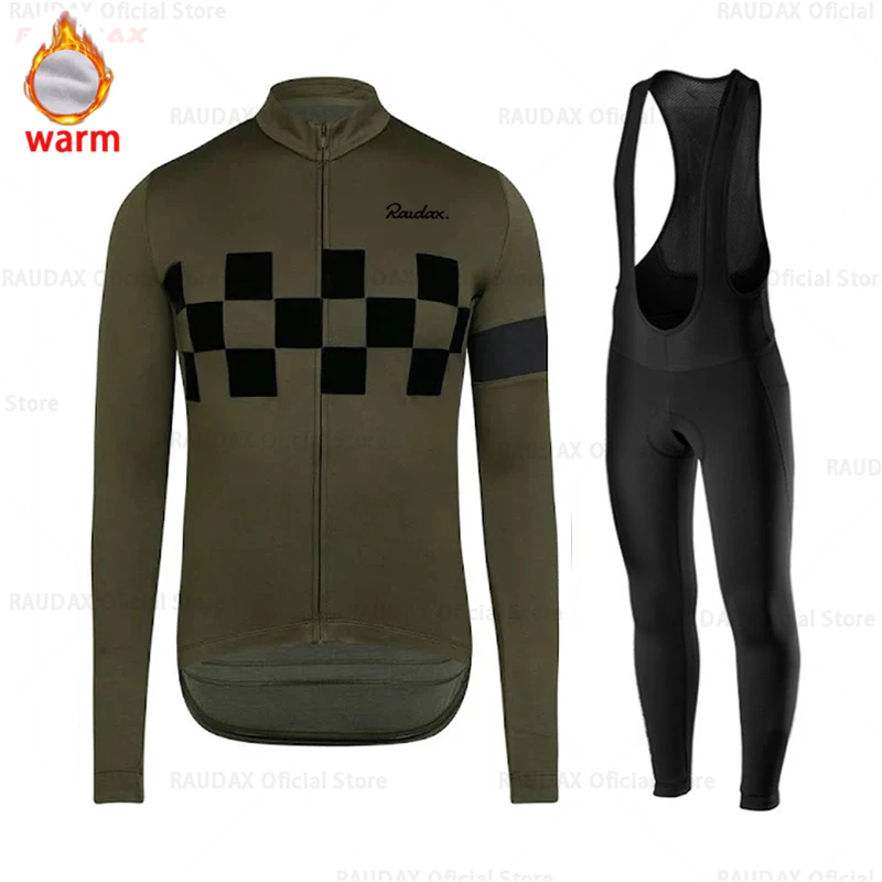 

2022 Winter Fleece Cycling Clothes Roupa Ciclismo Masculino Long Sleeve Cycling JerseyMenCulotte Ciclismo Cycling Clothing
