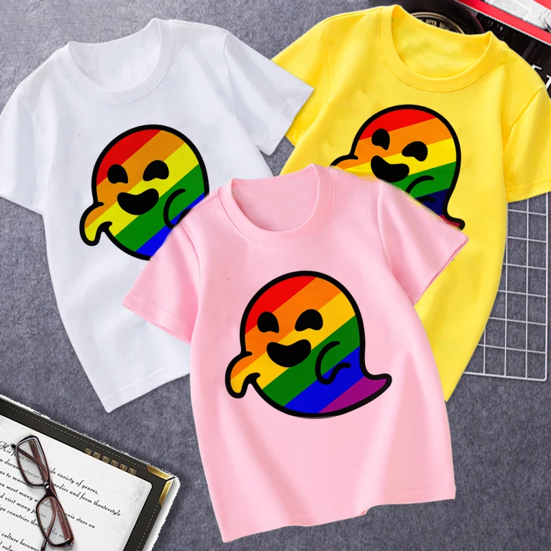 

Cartoon Print Baby Clothes Pattern T-shirt Boys And Girls Soft White T Shirt Toddler Summer Fashion New Funny Top Kids T Shirt