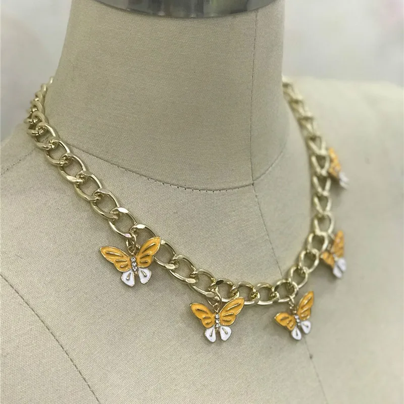 Женское короткое ожерелье в готическом стиле богемное Золотое колье-чокер с