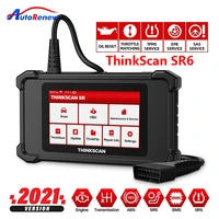 thinkscan sr6 obd2 diagnostic scanner tool for car abs srs bcm tpms ecm obdii code reader scanner for epbsastpmstba reset