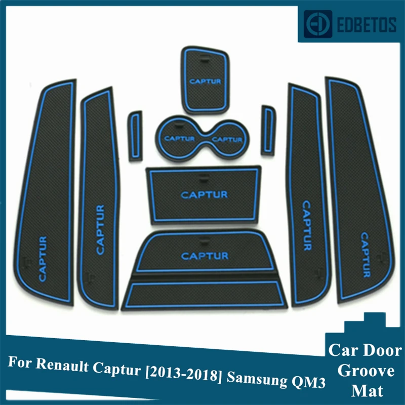 Аксессуары Captur для Renault 2013 2014 2015 2016 2017 2018 Samsung QM3 слот ворот Coaster коврик коврики| |