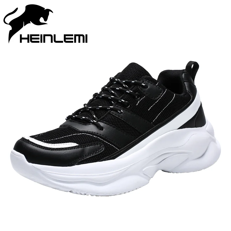 Мужские кроссовки HEINLEMI мужские больших размеров на толстой мягкой подошве Tenis