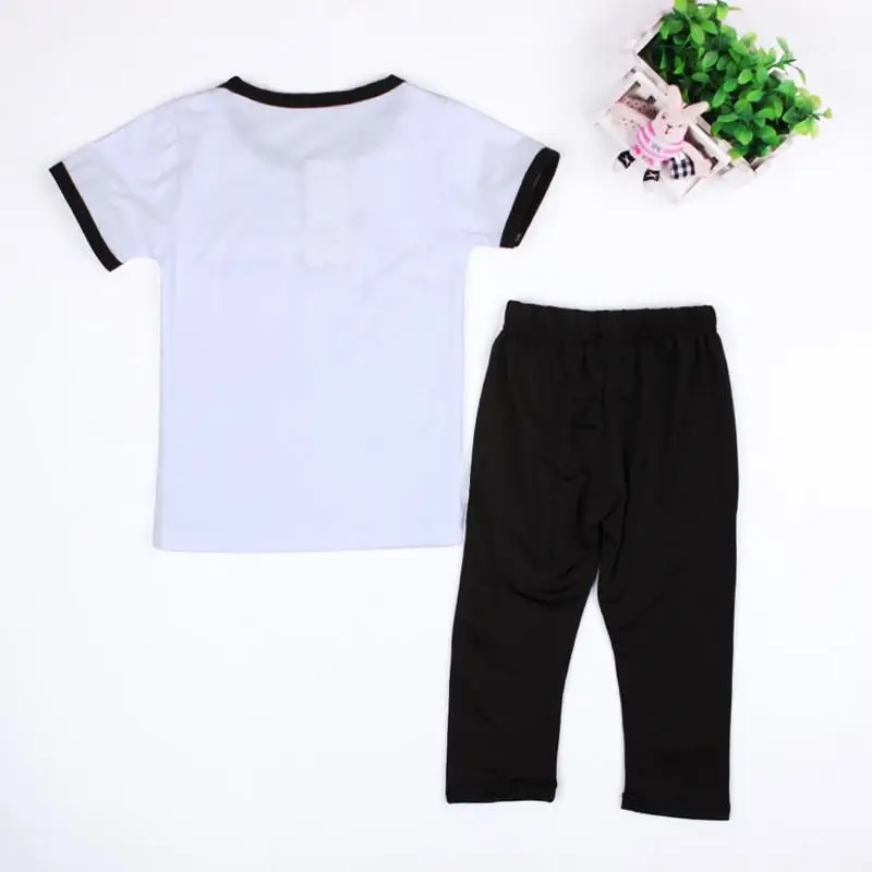 

Baby Girls T-shirt Tops Long Pants Kid Summer Casual Clothes Set Party Outfit Tracksuit